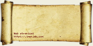 Anđela Pribaković vizit kartica